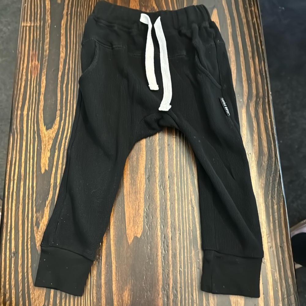 Little Bipsy  Waffle Joggers Size 2T-3T
